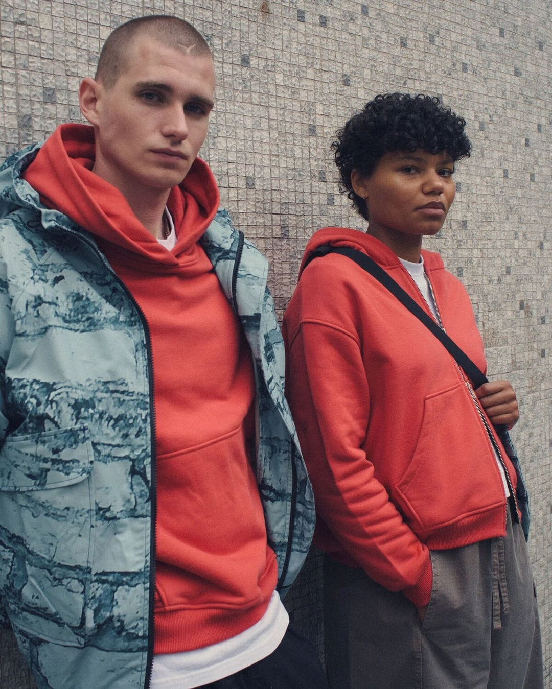 520 Two-Way Zip Hoody - Signal Red