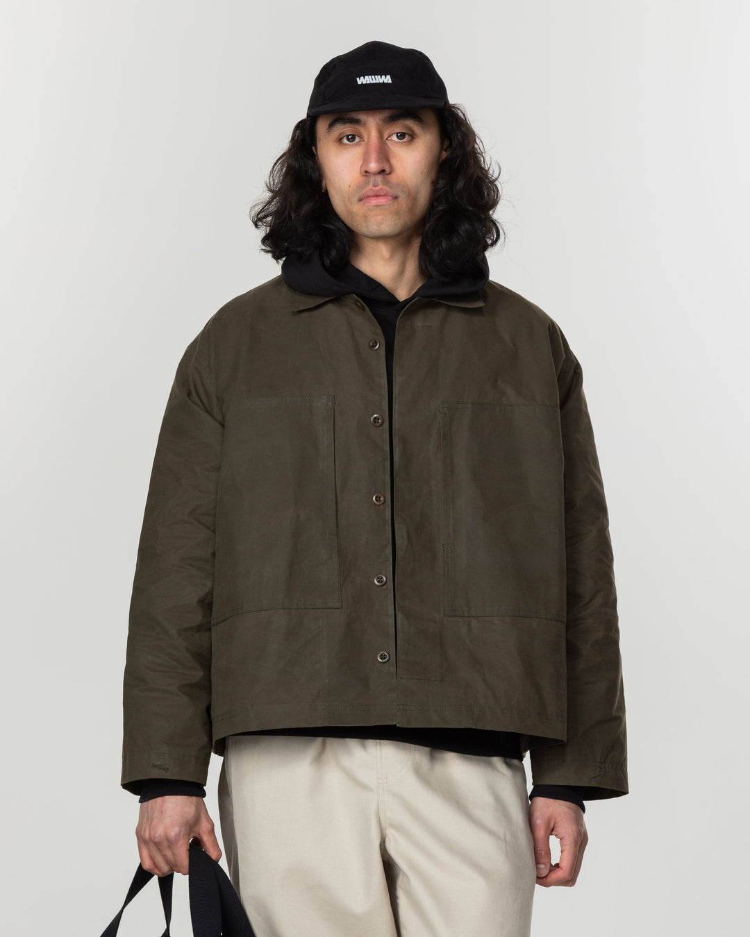 Nell Overshirt & Hood Set - Khaki Green
