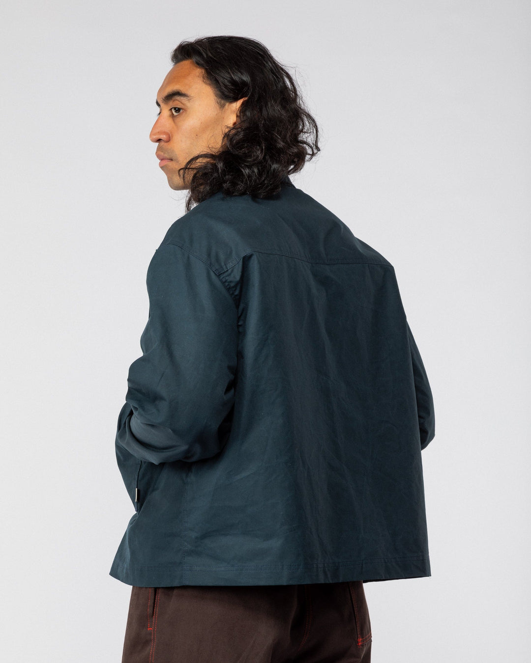 Nell Overshirt & Hood Set - Indigo Blue