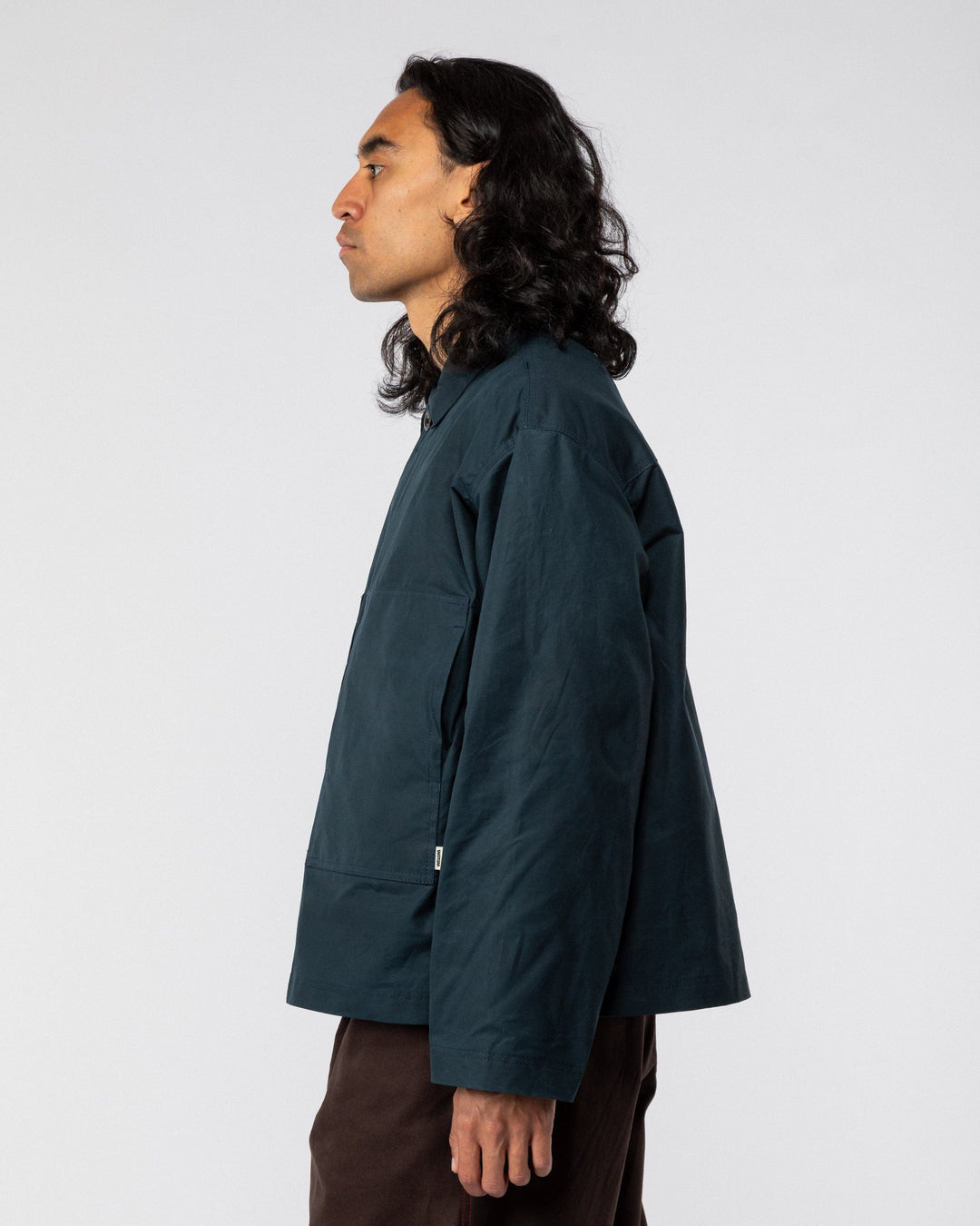 Nell Overshirt & Hood Set - Indigo Blue