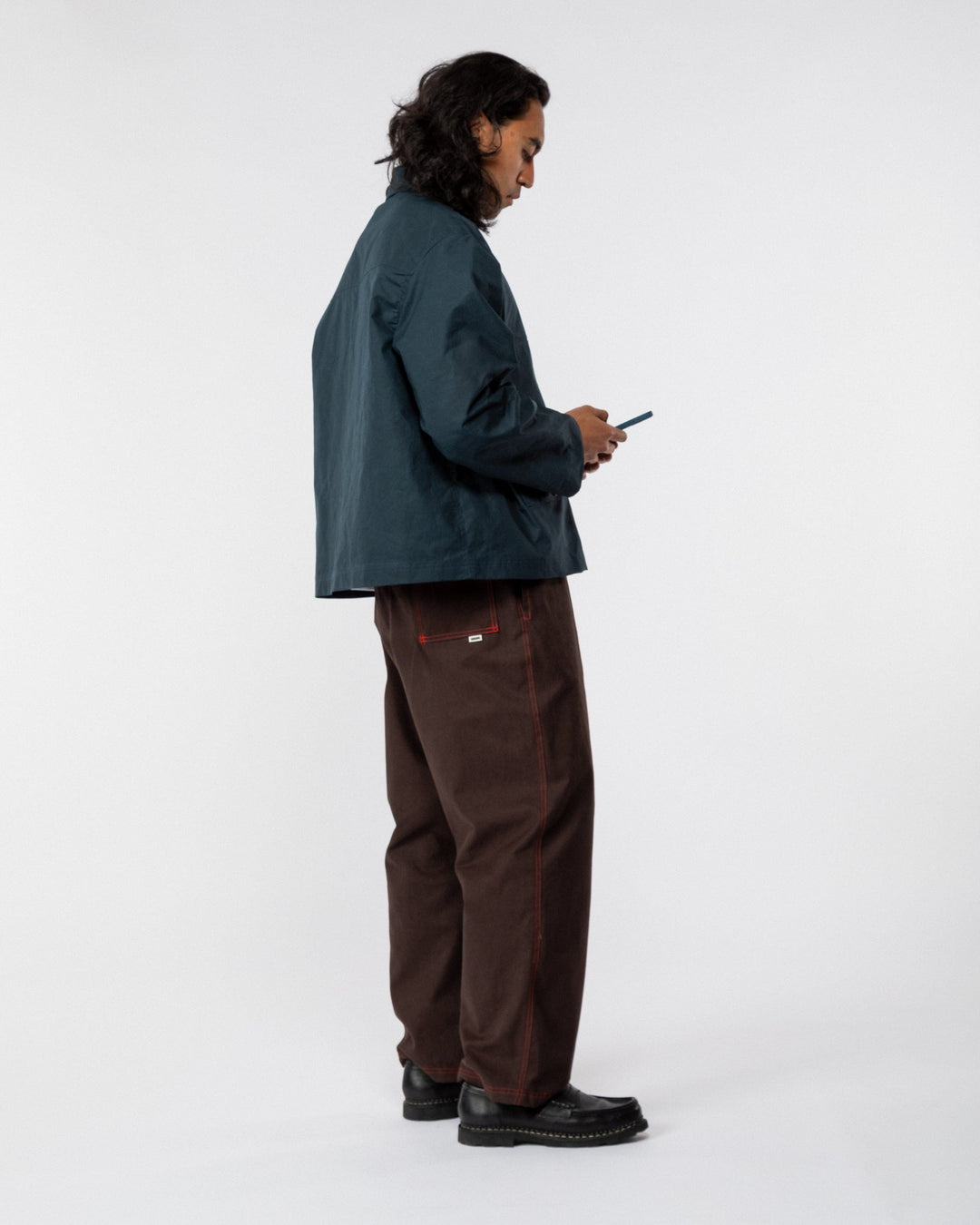 Nell Overshirt & Hood Set - Indigo Blue