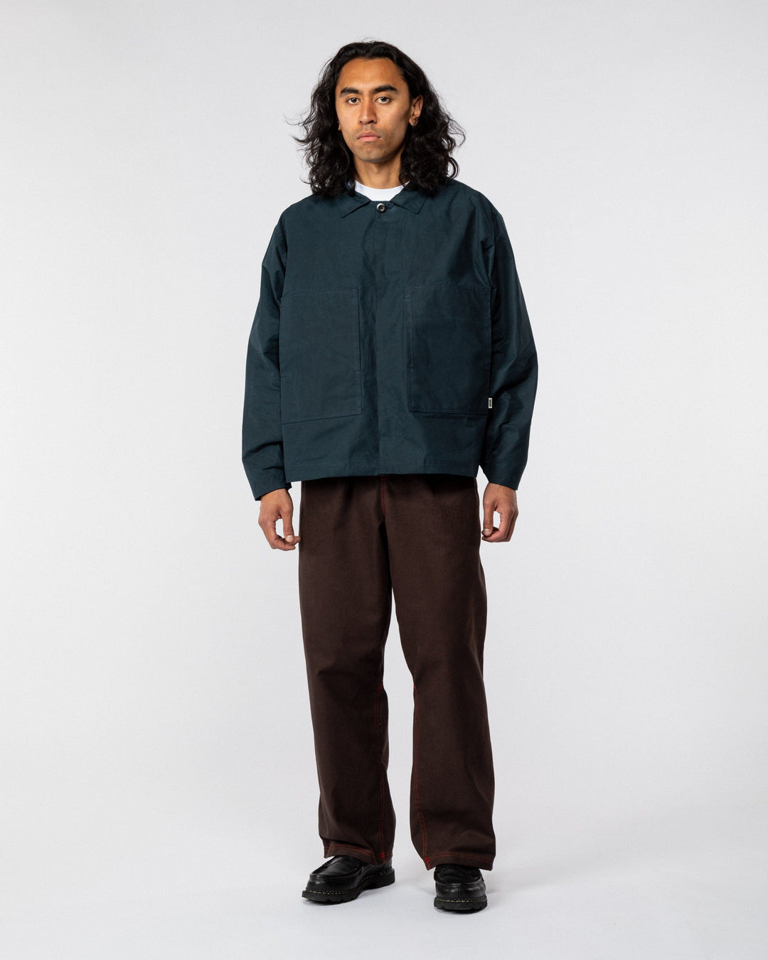 Nell Overshirt & Hood Set - Indigo Blue