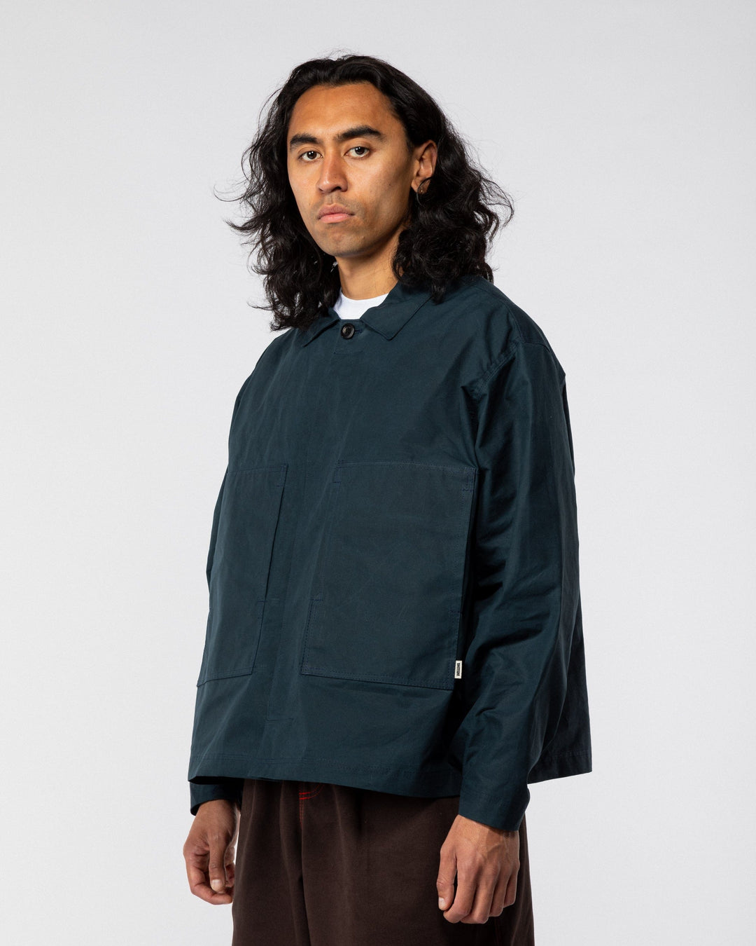 Nell Overshirt & Hood Set - Indigo Blue