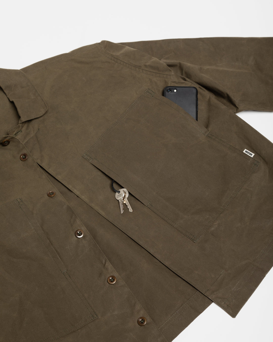 Nell Overshirt & Hood Set - Khaki Green