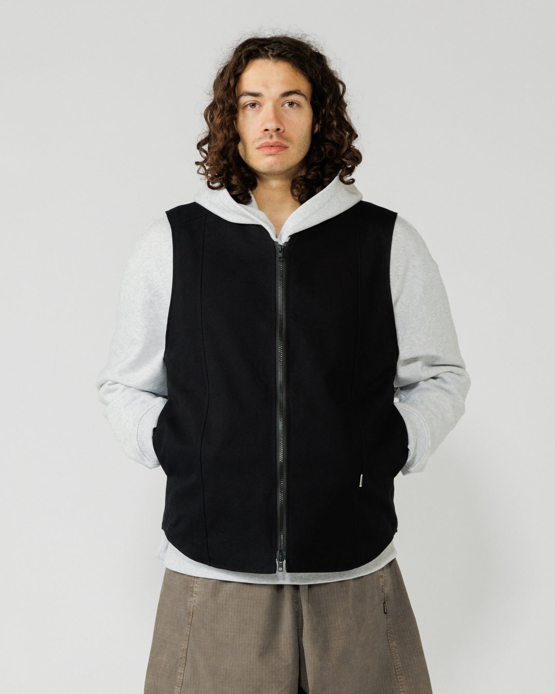 Moleskin Mill Vest - Black