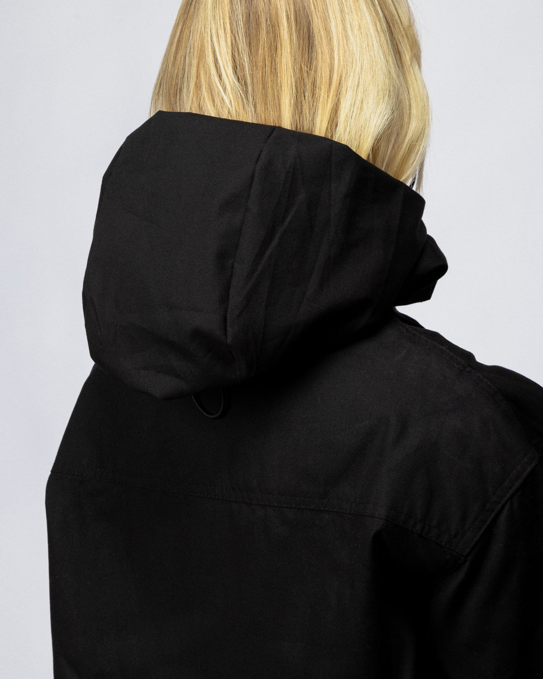 Nell Overshirt & Hood Set - Black