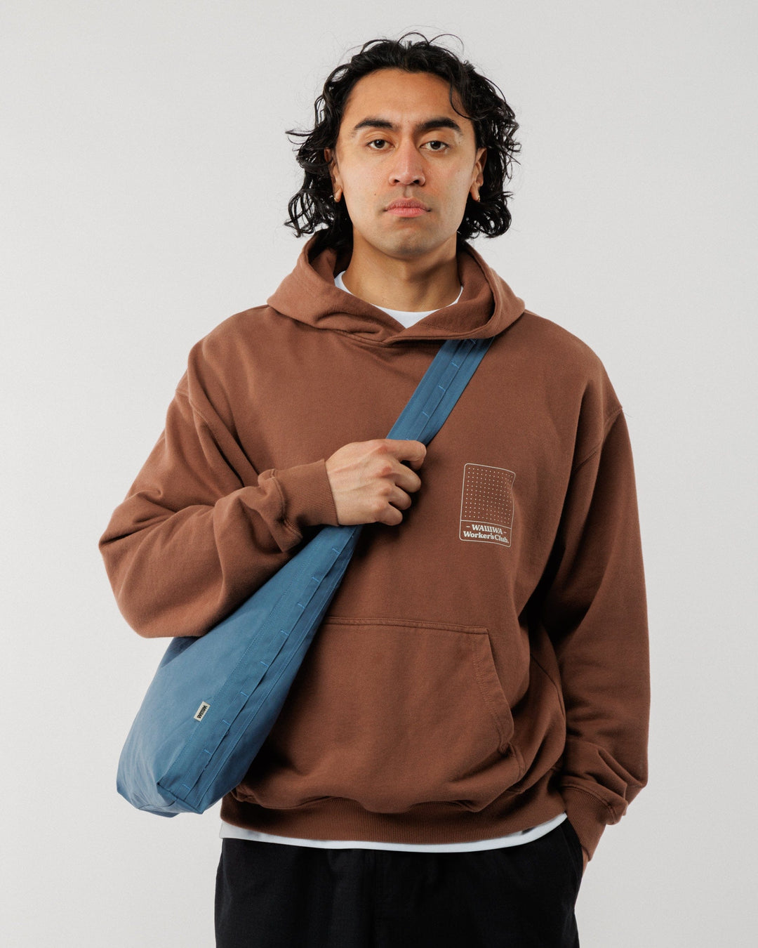 Water Resistant Bar Tack Tote - Slate