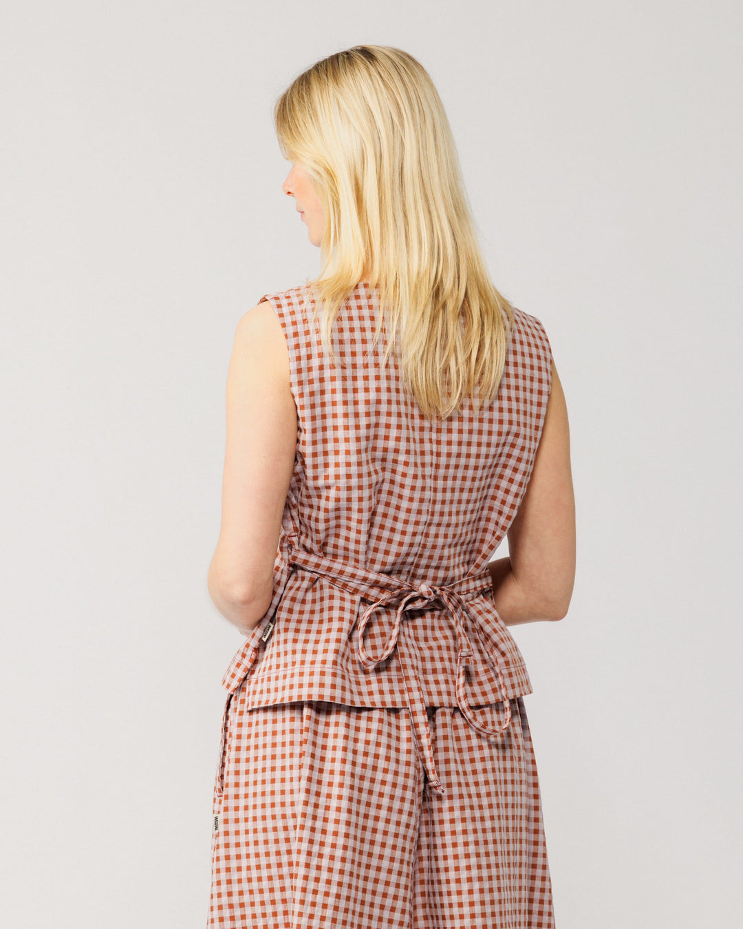 Aimee Top & Ayla Skirt Co-Ord - Red Check