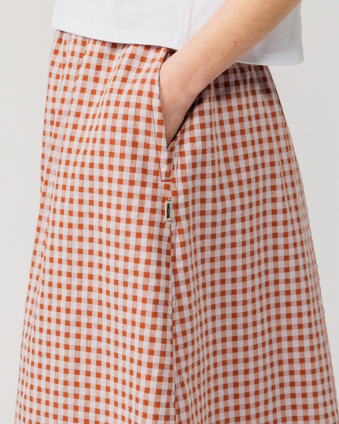 Ayla Skirt - Red Check