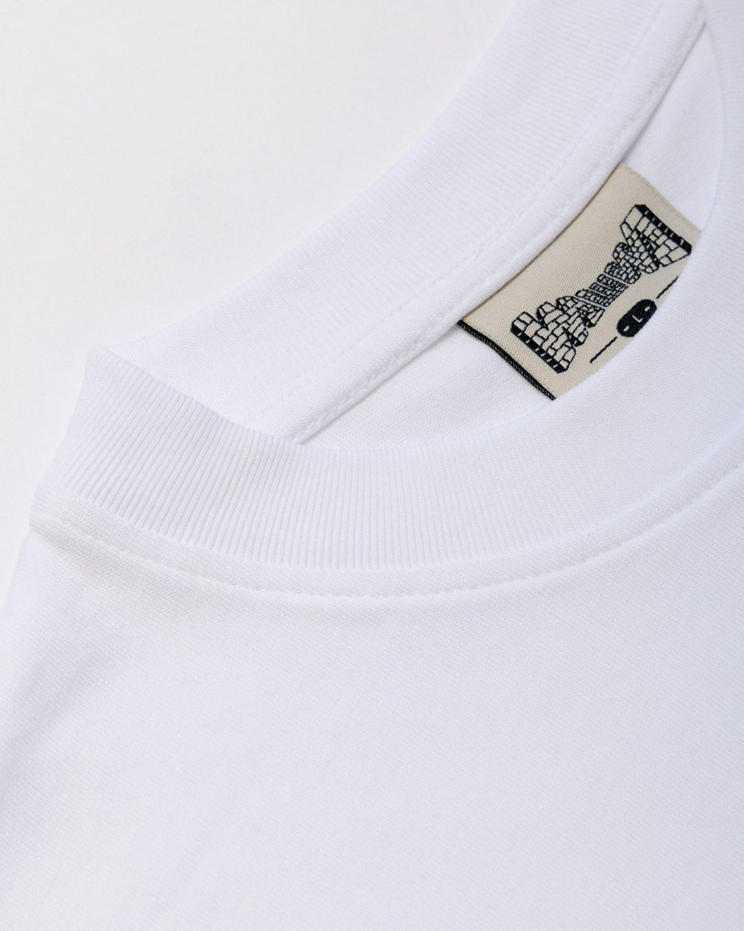 Grounded Logo Cropped T-Shirt - White