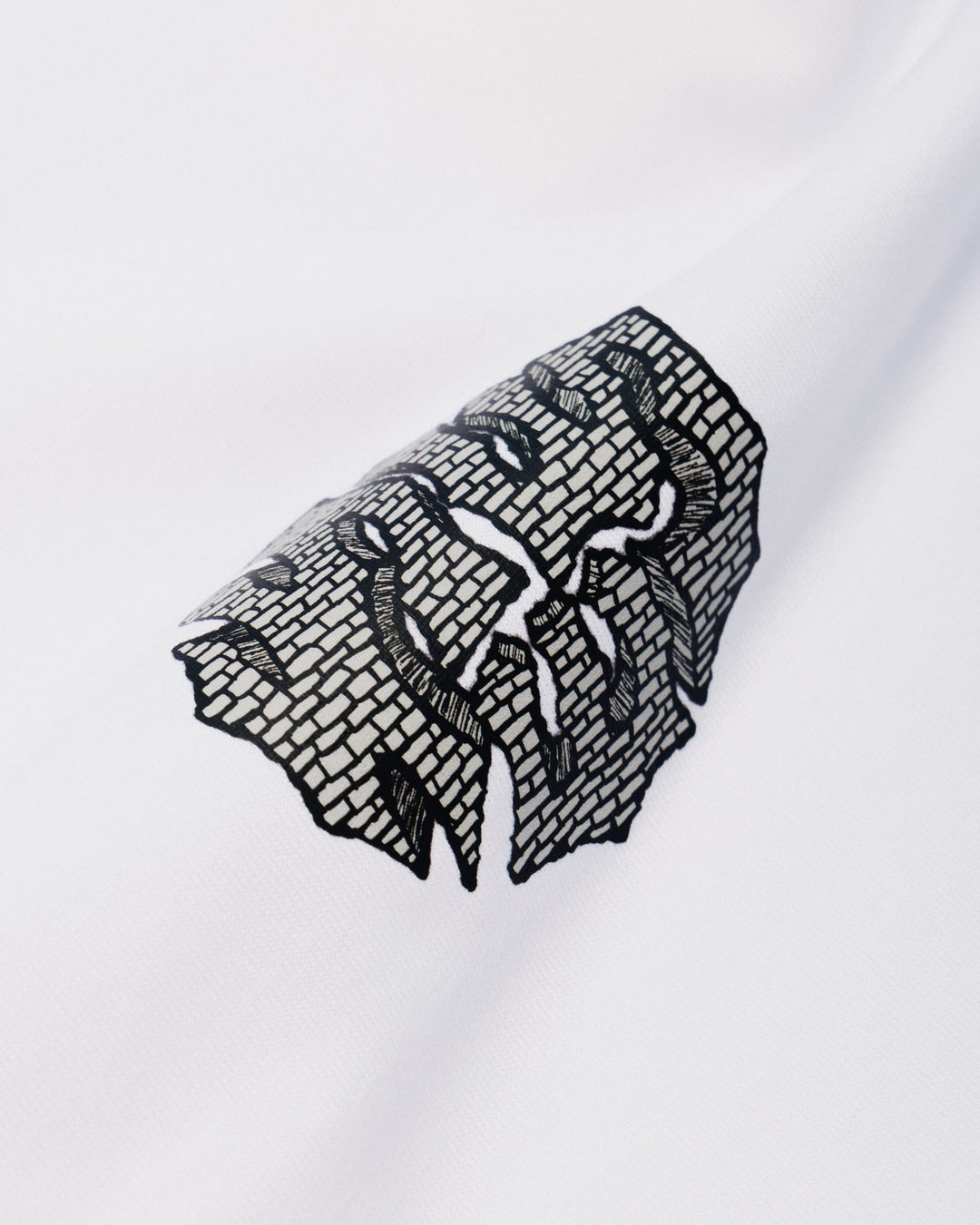 Grounded Logo Cropped T-Shirt - White
