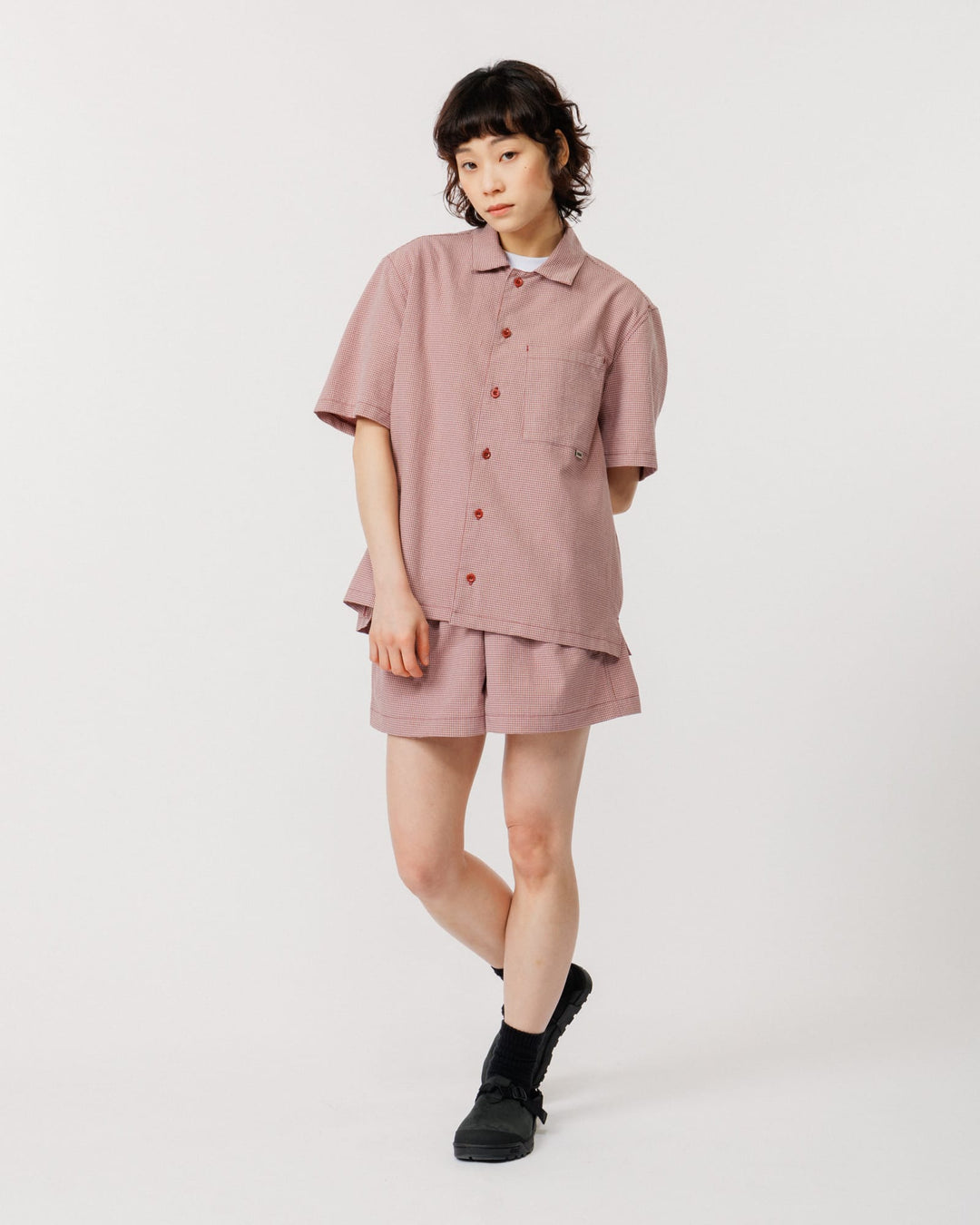 Check Co-Ord - Red