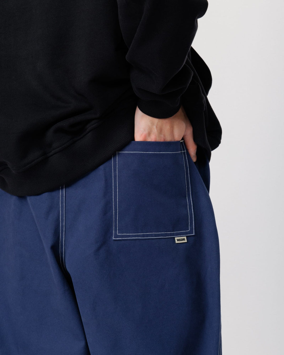 Zama Pant - Blue/White