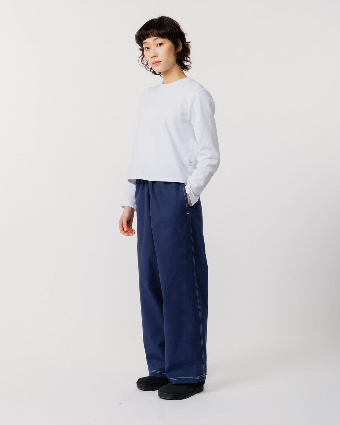 Zama Pant - Blue/White