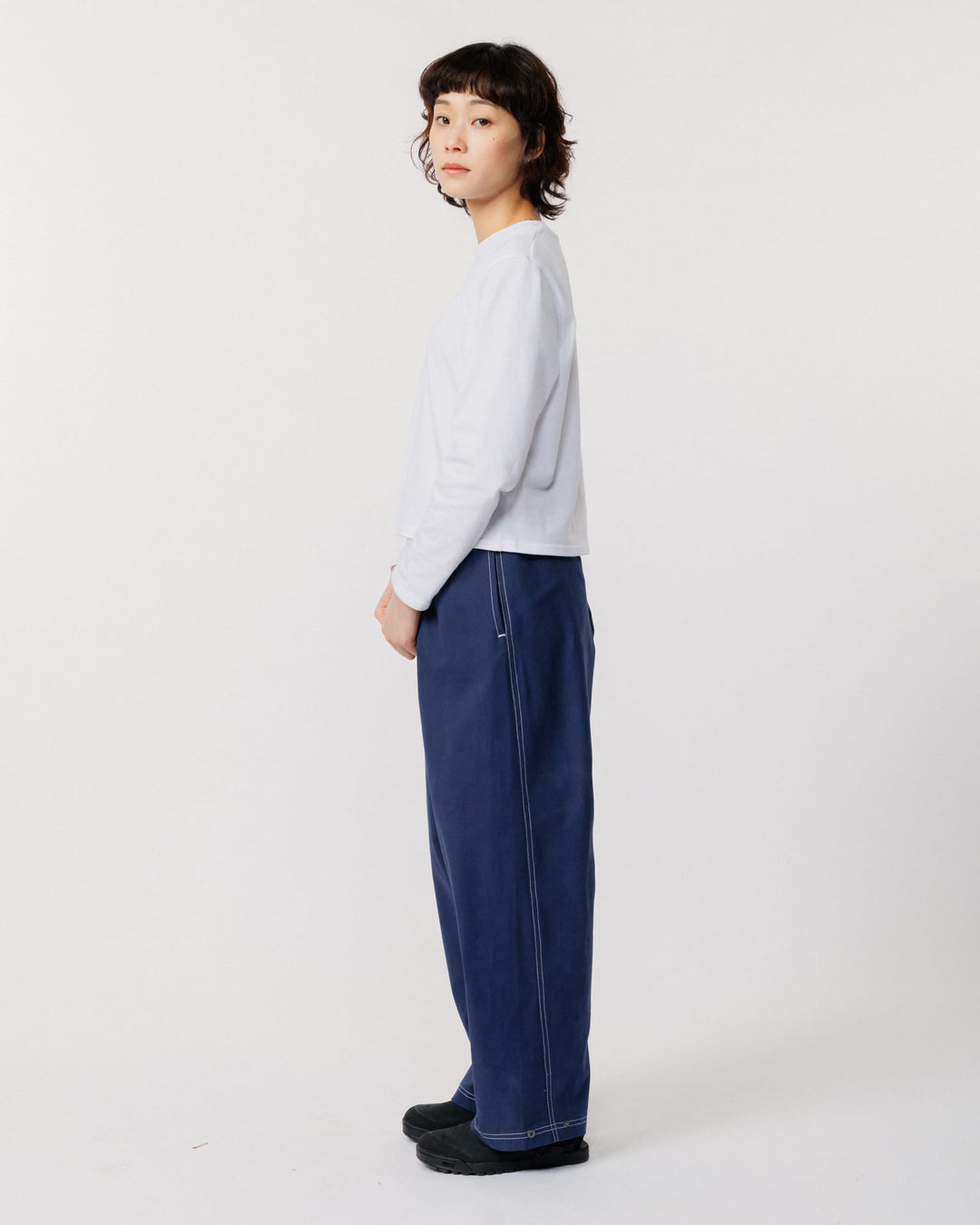 Zama Pant - Blue/White