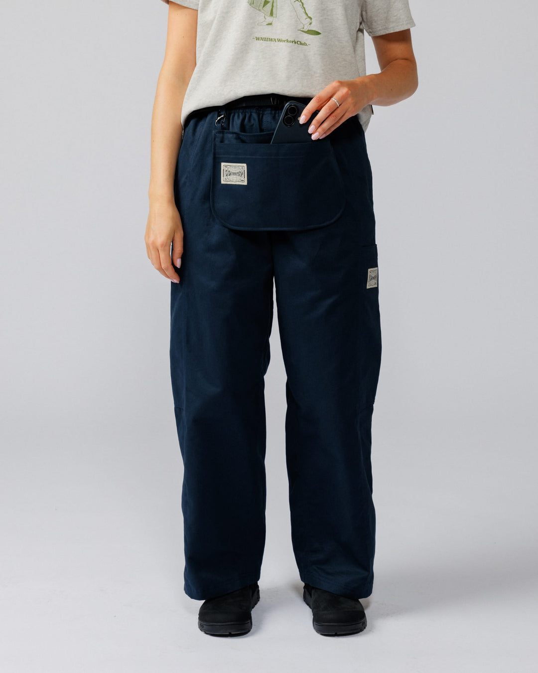 Detachable Apron Pouch - Navy