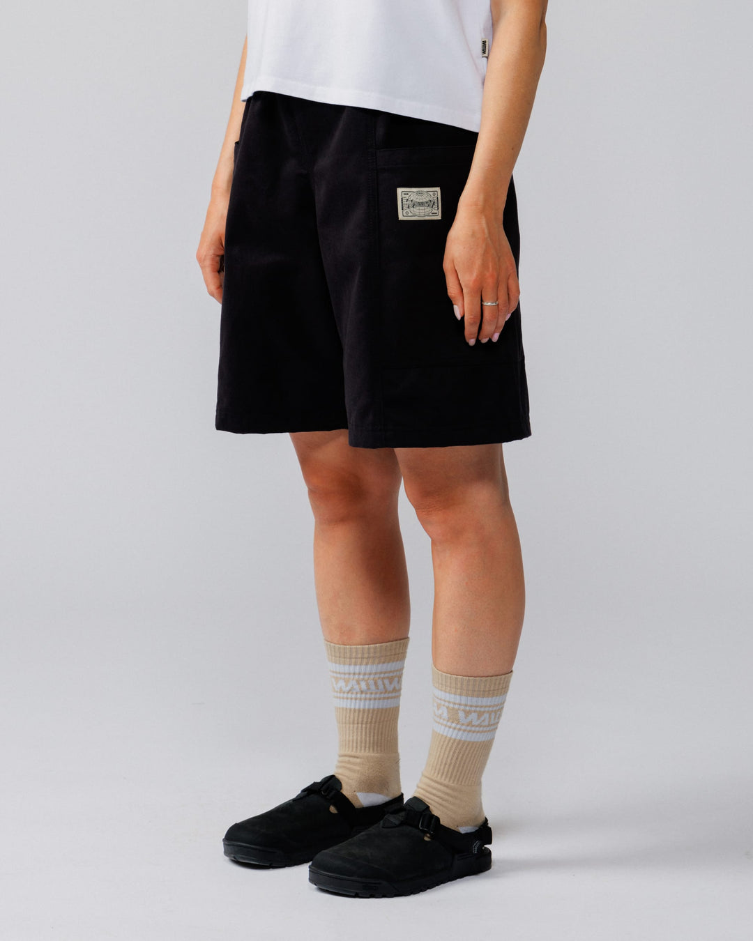 Twill Studio Shorts - Black
