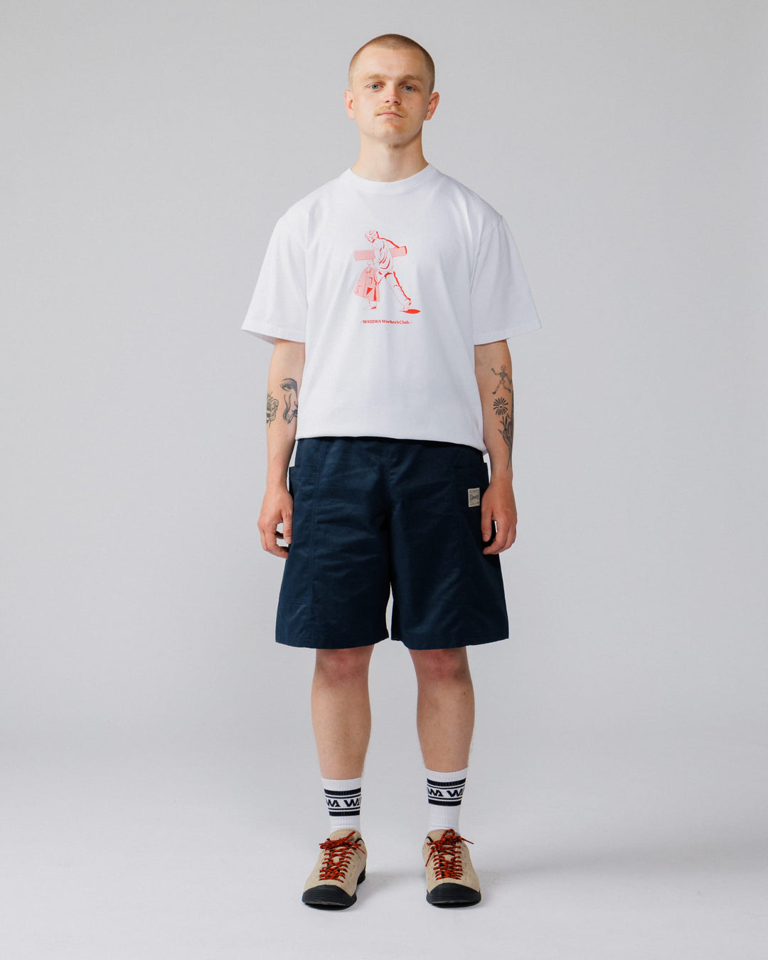 Twill Studio Shorts - Navy