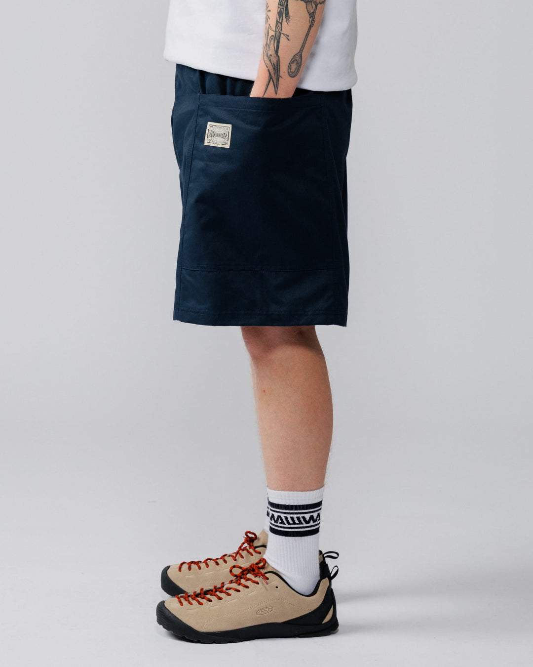Twill Studio Shorts - Navy