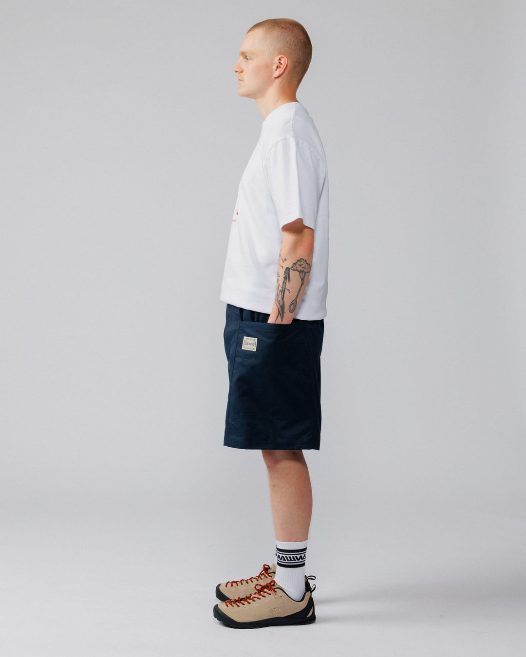 Twill Studio Shorts - Navy