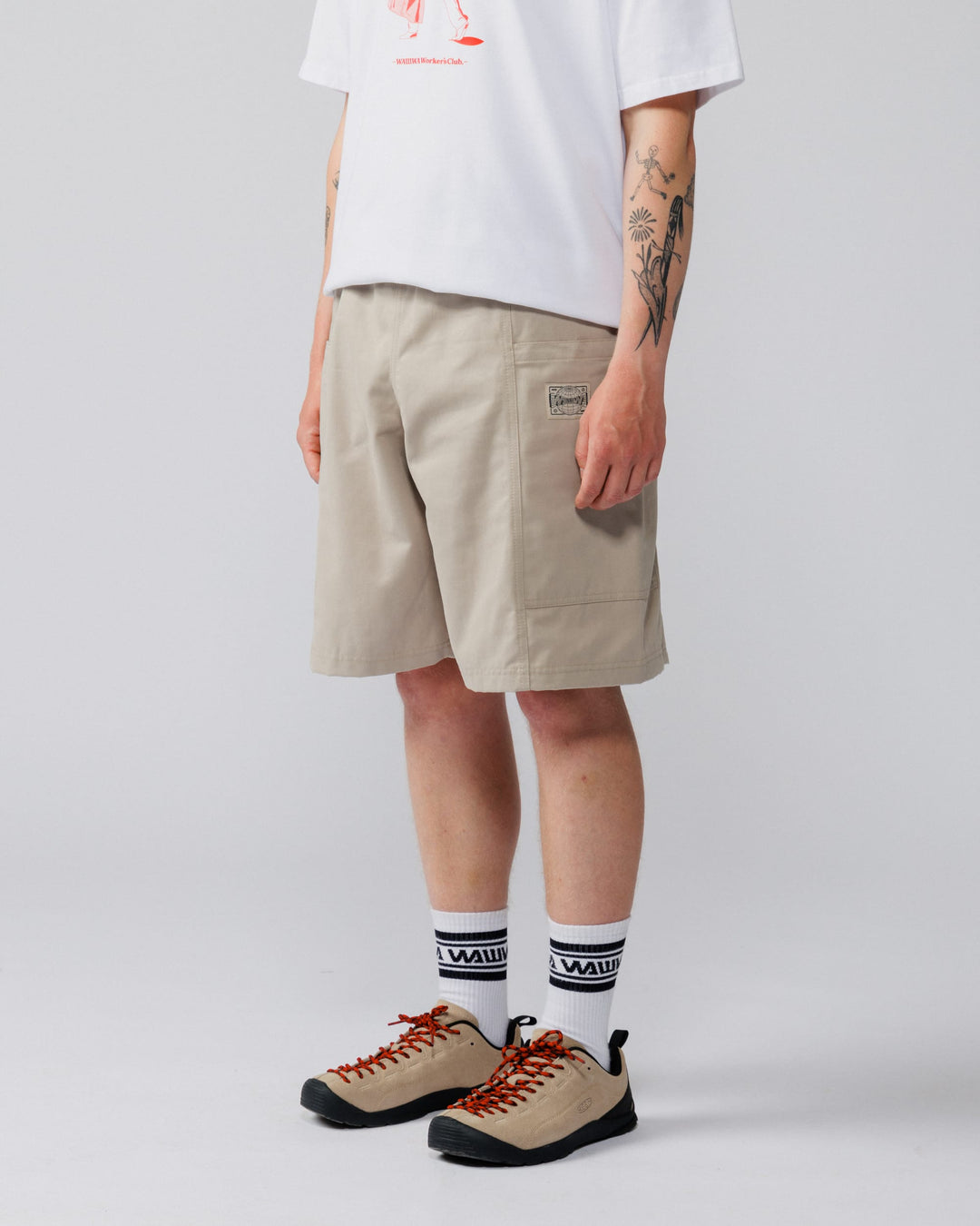 Twill Studio Shorts - Stone