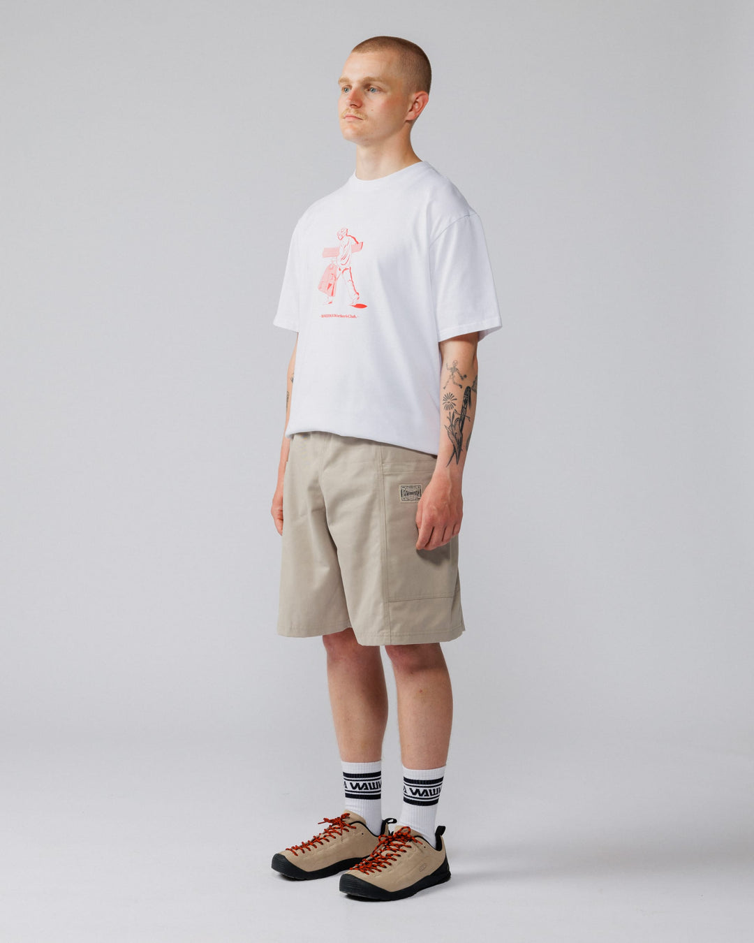 Twill Studio Shorts - Stone