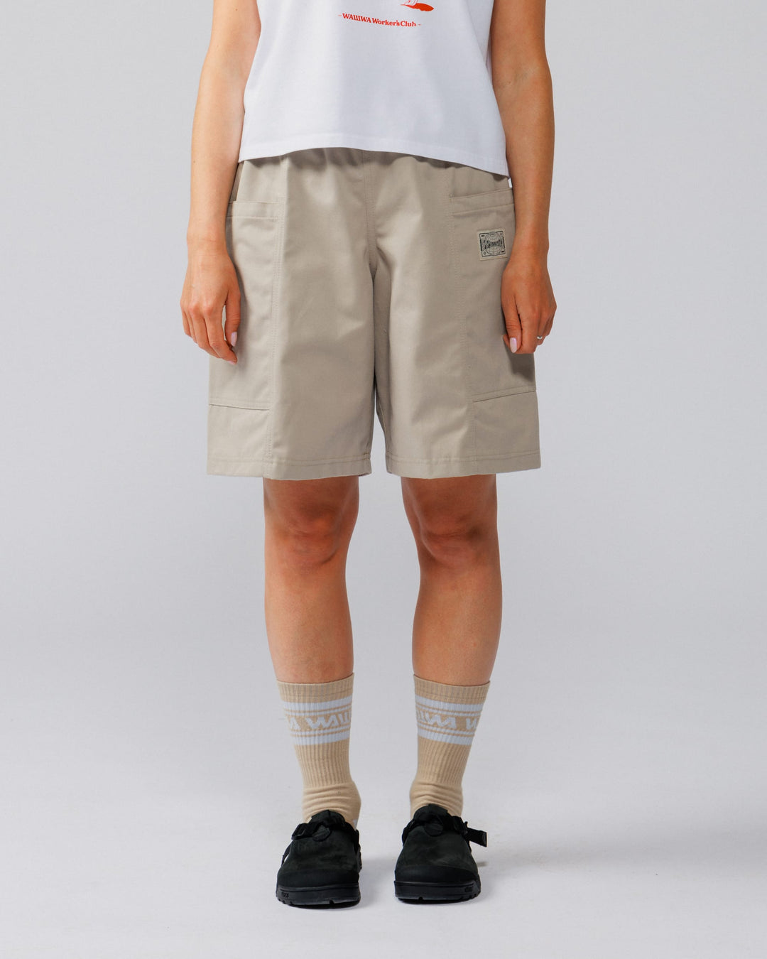 Twill Studio Shorts - Stone