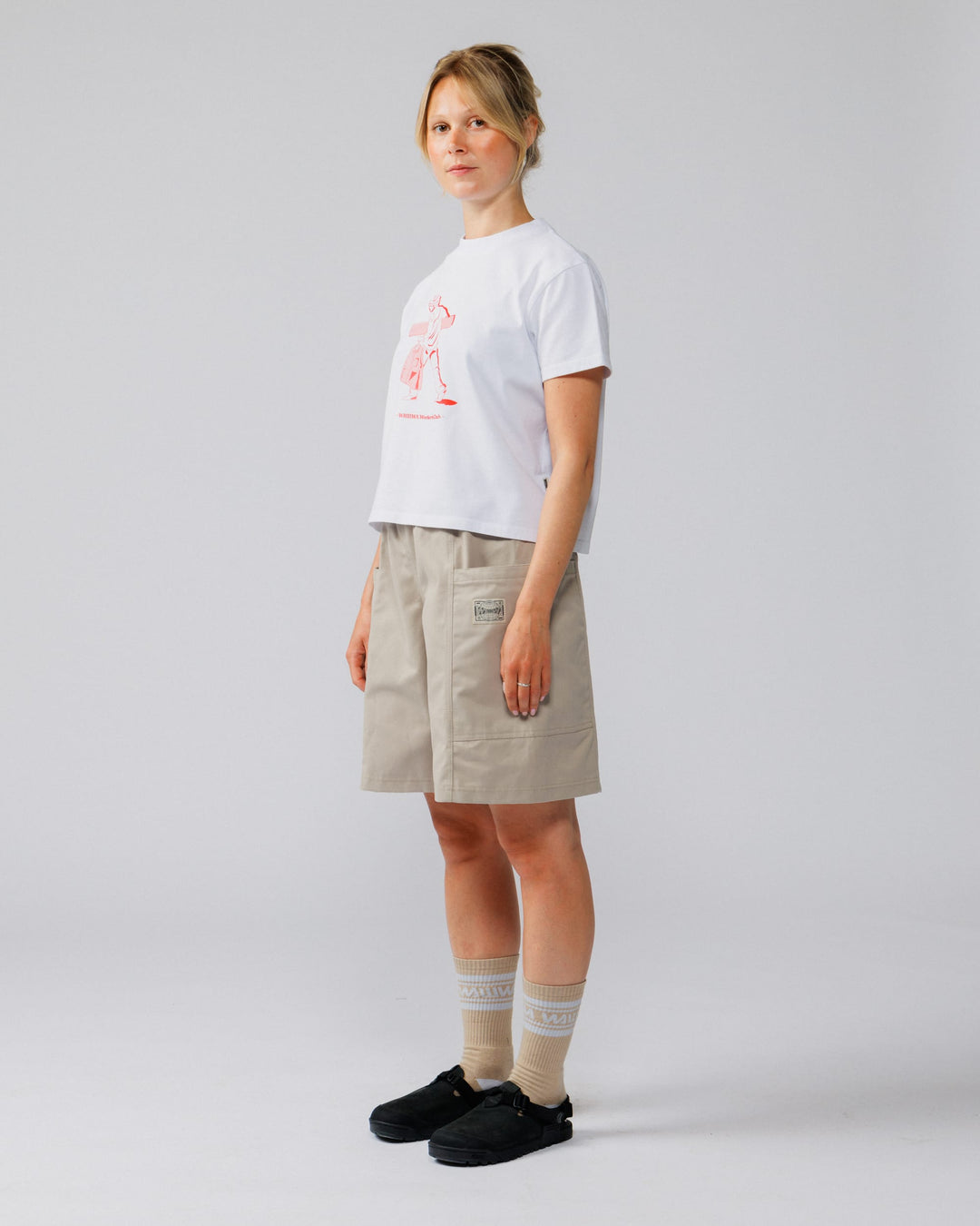 Twill Studio Shorts - Stone
