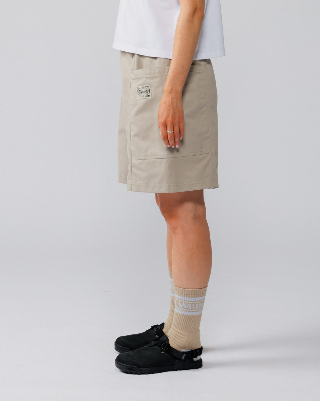 Twill Studio Shorts - Stone