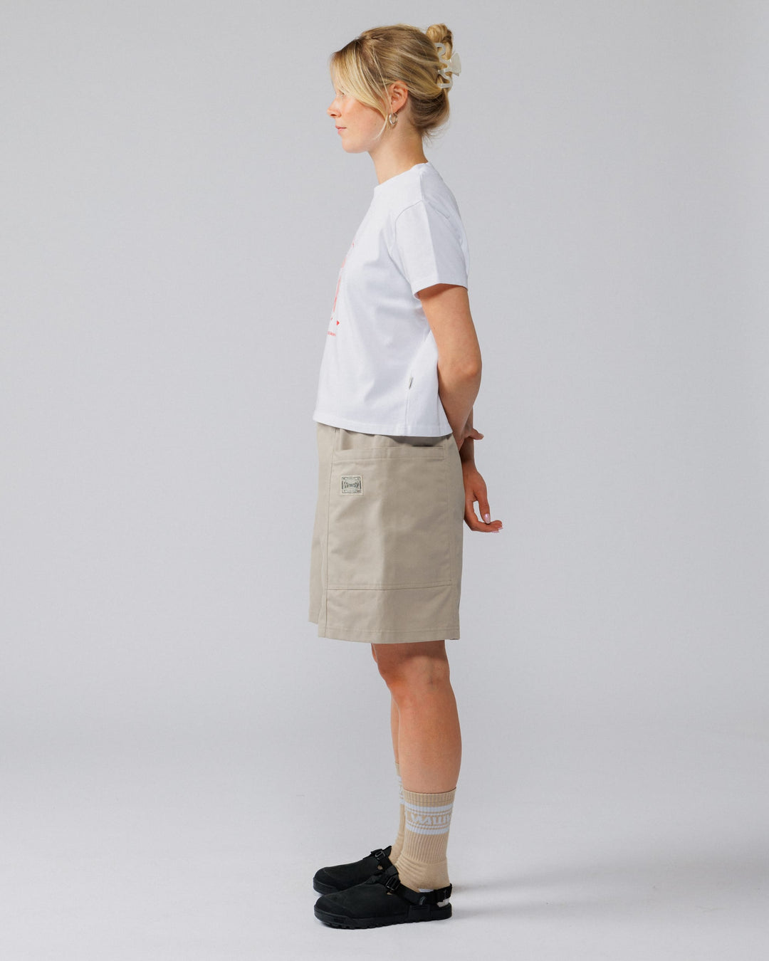 Twill Studio Shorts - Stone