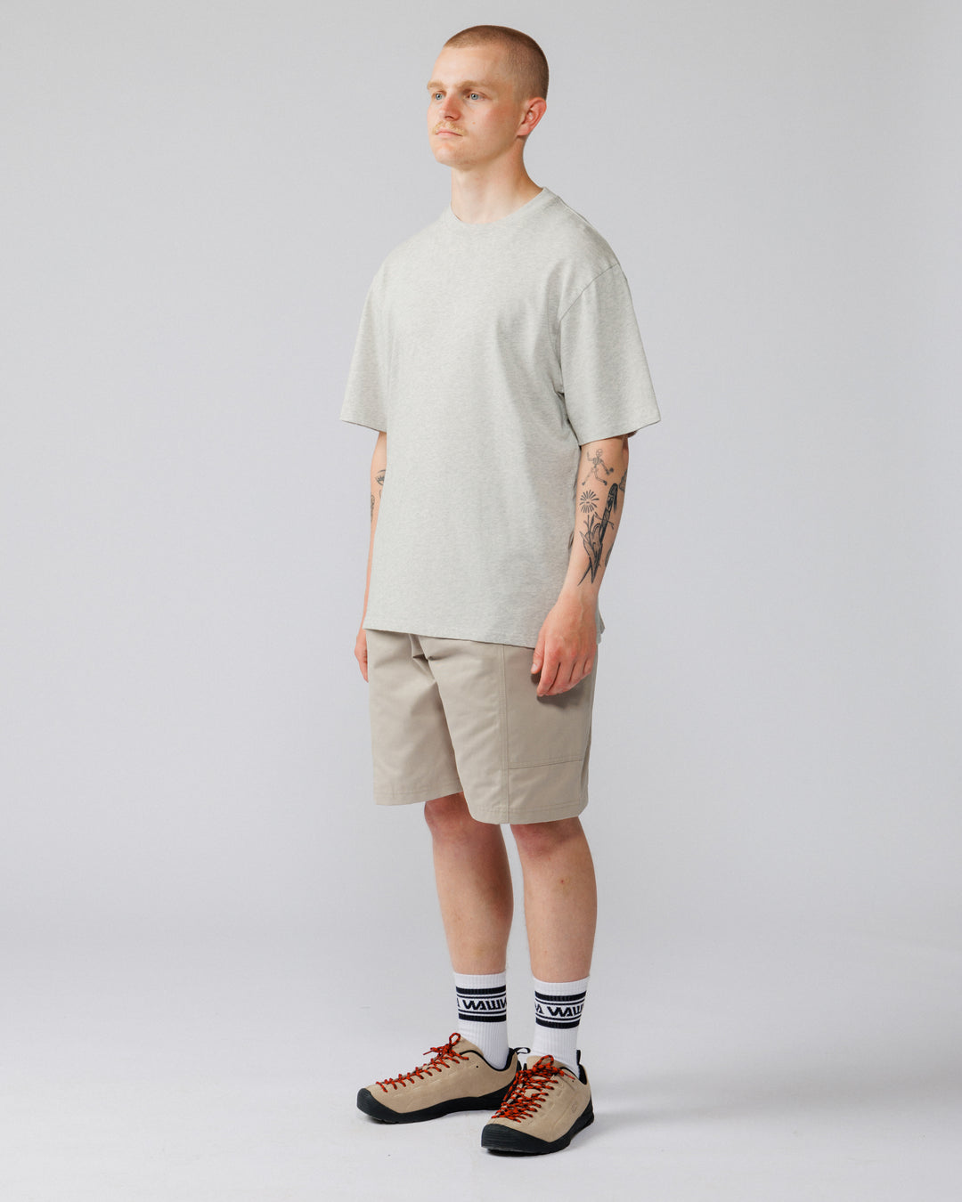 Mid-Weight Organic T-Shirt - Grey Marl