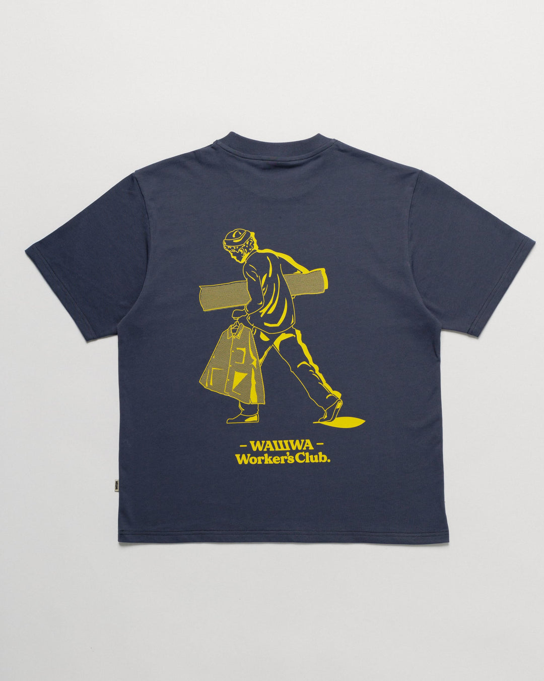 Workers Logo Stride T-Shirt - Washed Blue