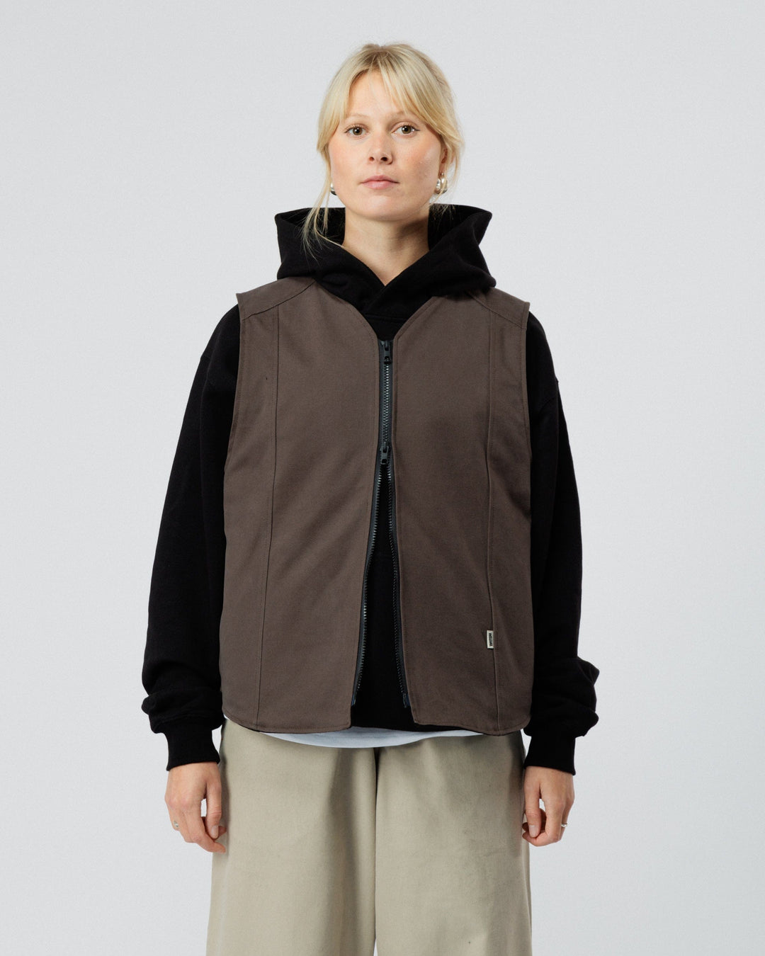 Moleskin Mill Vest - Brown