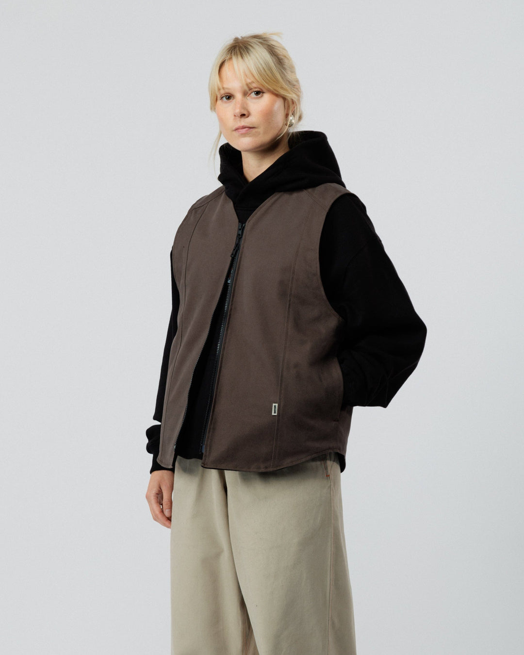 Moleskin Mill Vest - Brown