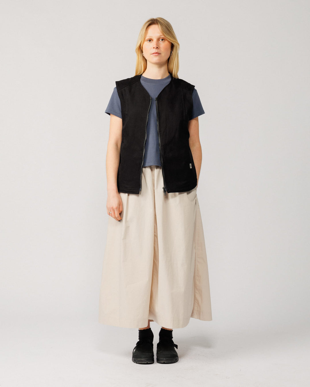 Multi-Pocket Mill Vest - Black