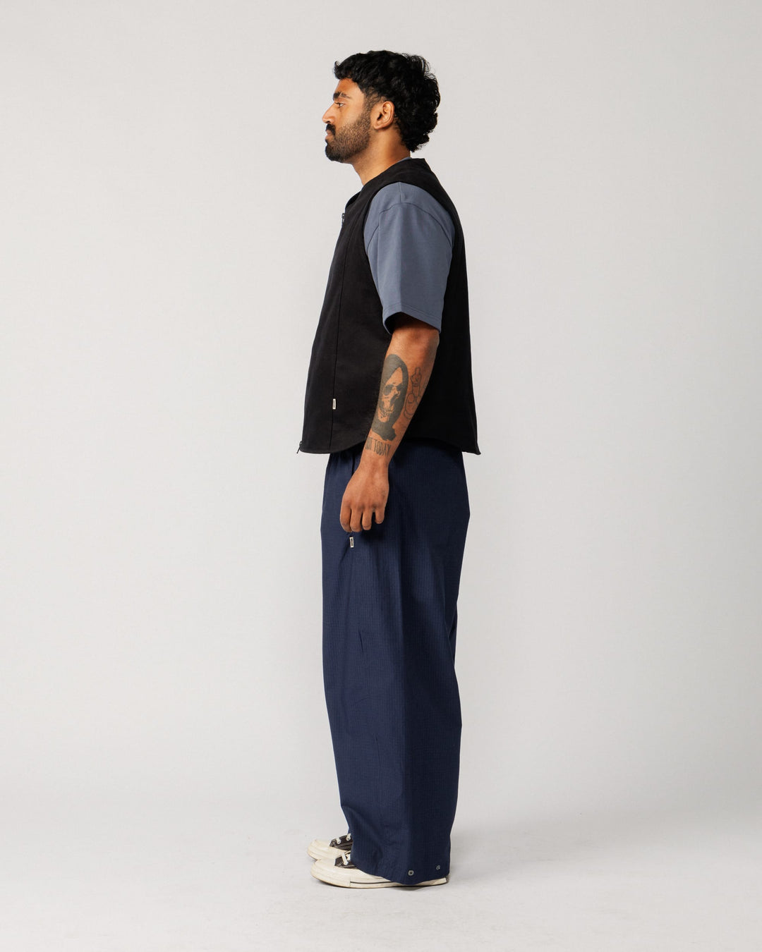 Multi-Pocket Mill Vest - Black