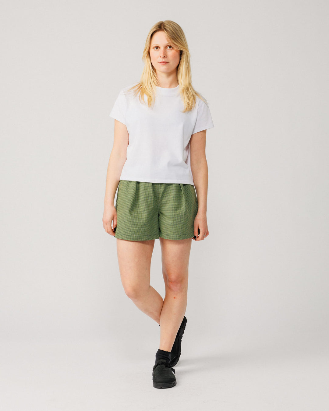 Patti Short - Green Check