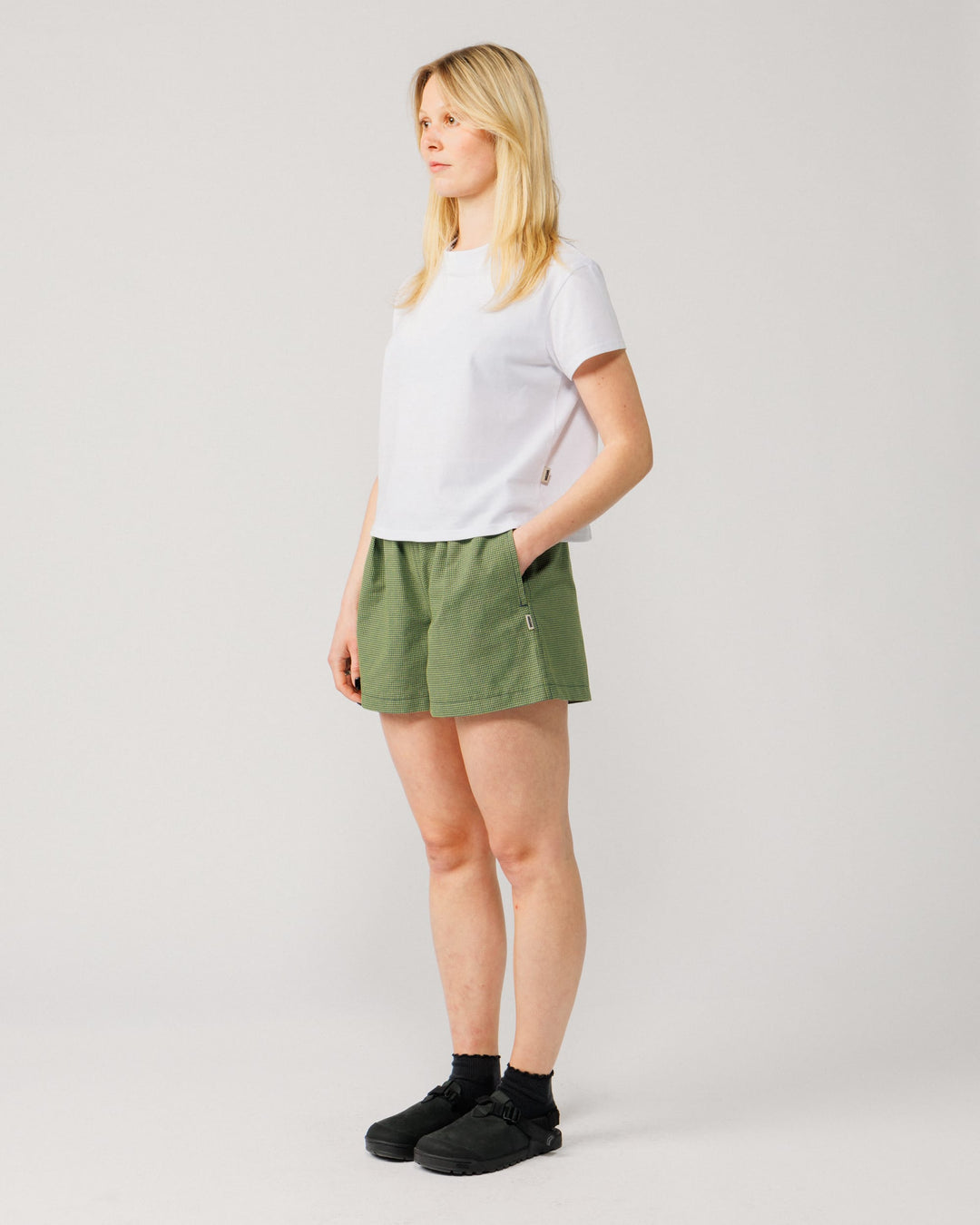 Patti Short - Green Check