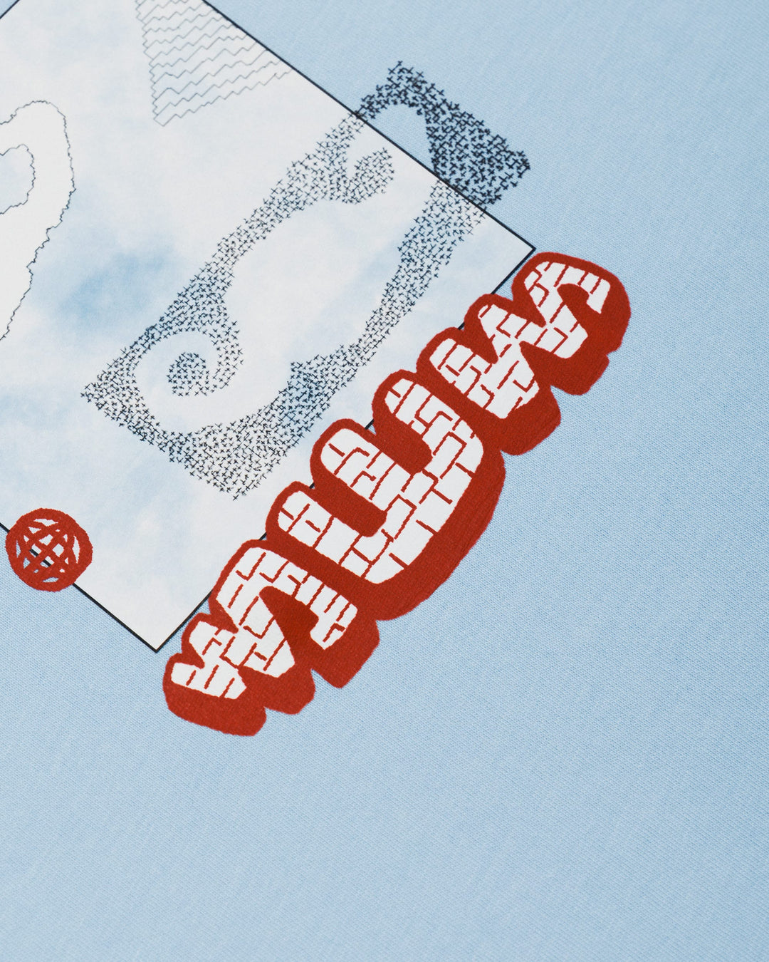 Plume  T-Shirt - Sky Blue