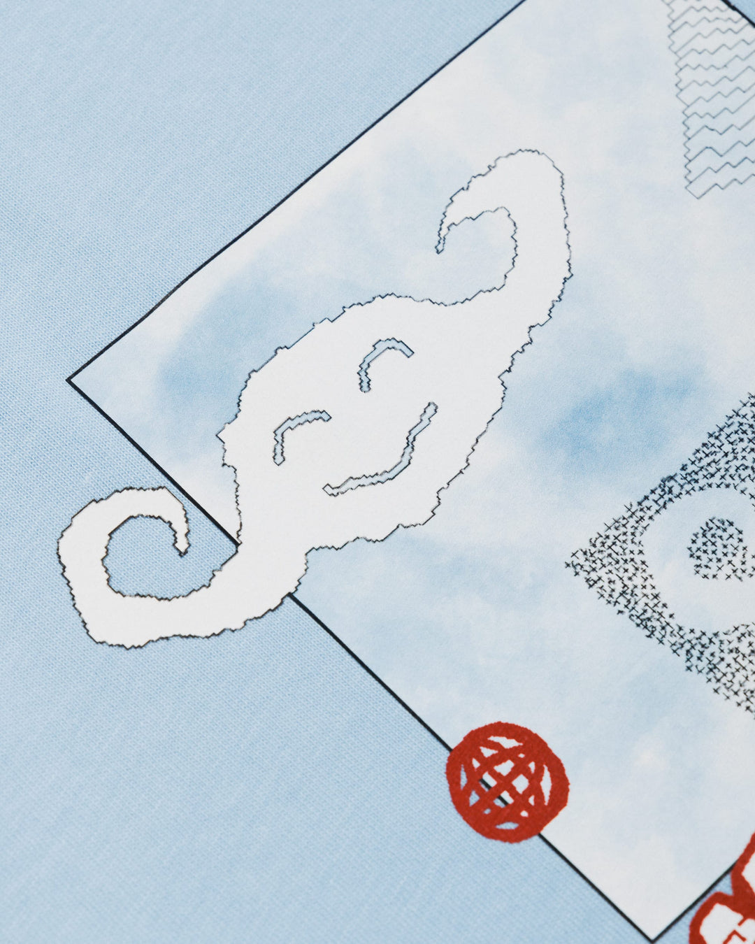 Plume  T-Shirt - Sky Blue
