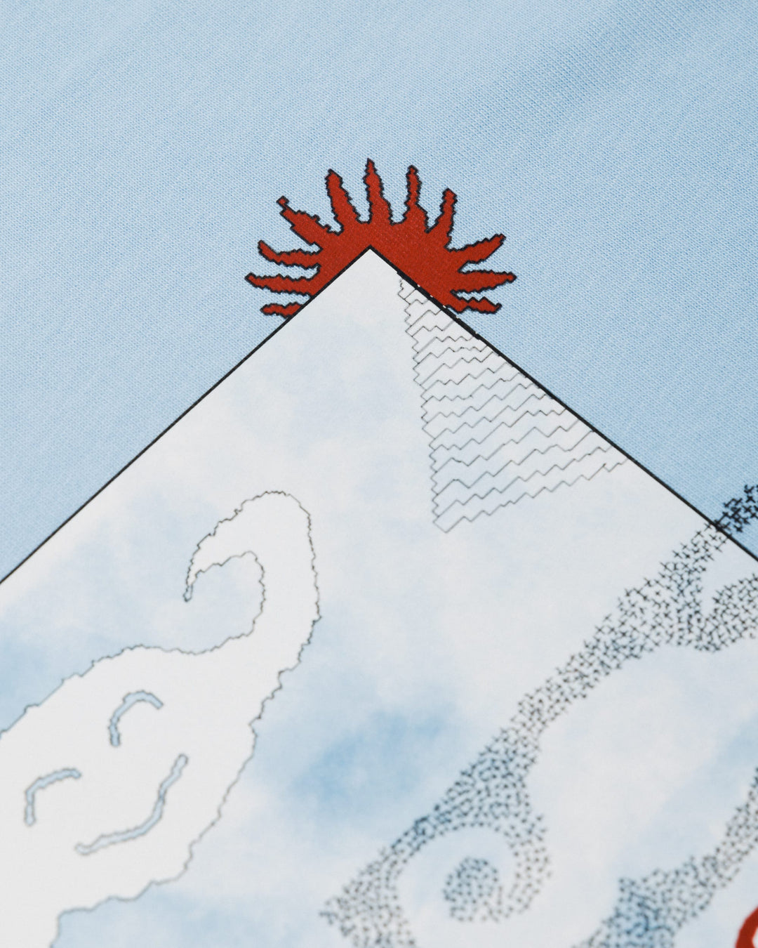 Plume  T-Shirt - Sky Blue