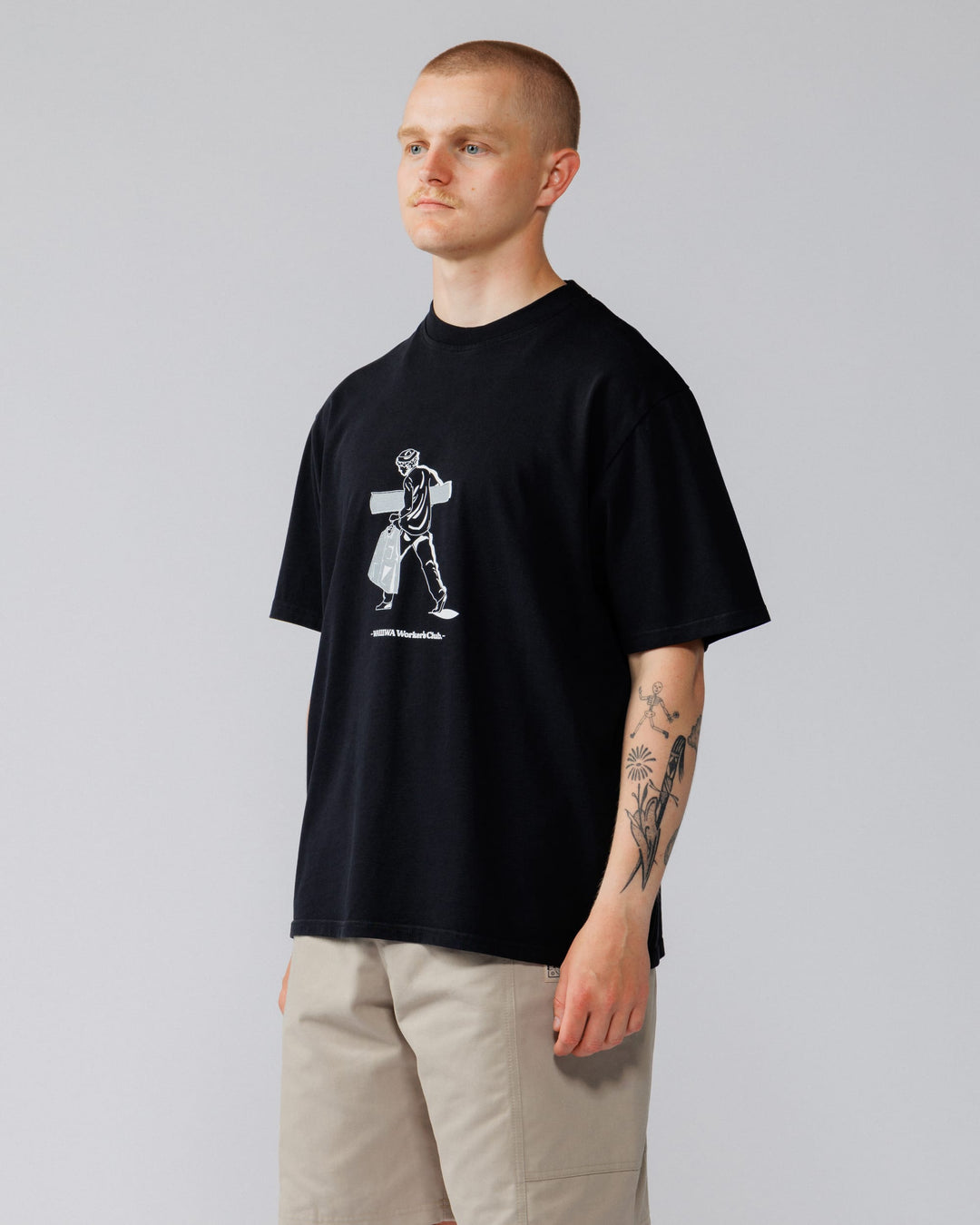 Workers Stride T-Shirt - Black