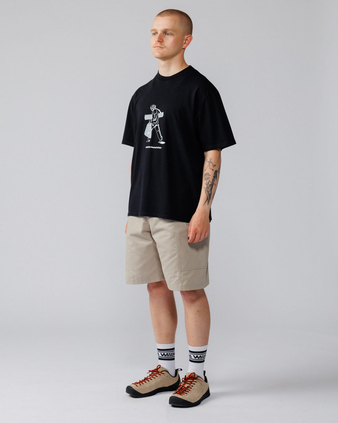 Workers Stride T-Shirt - Black