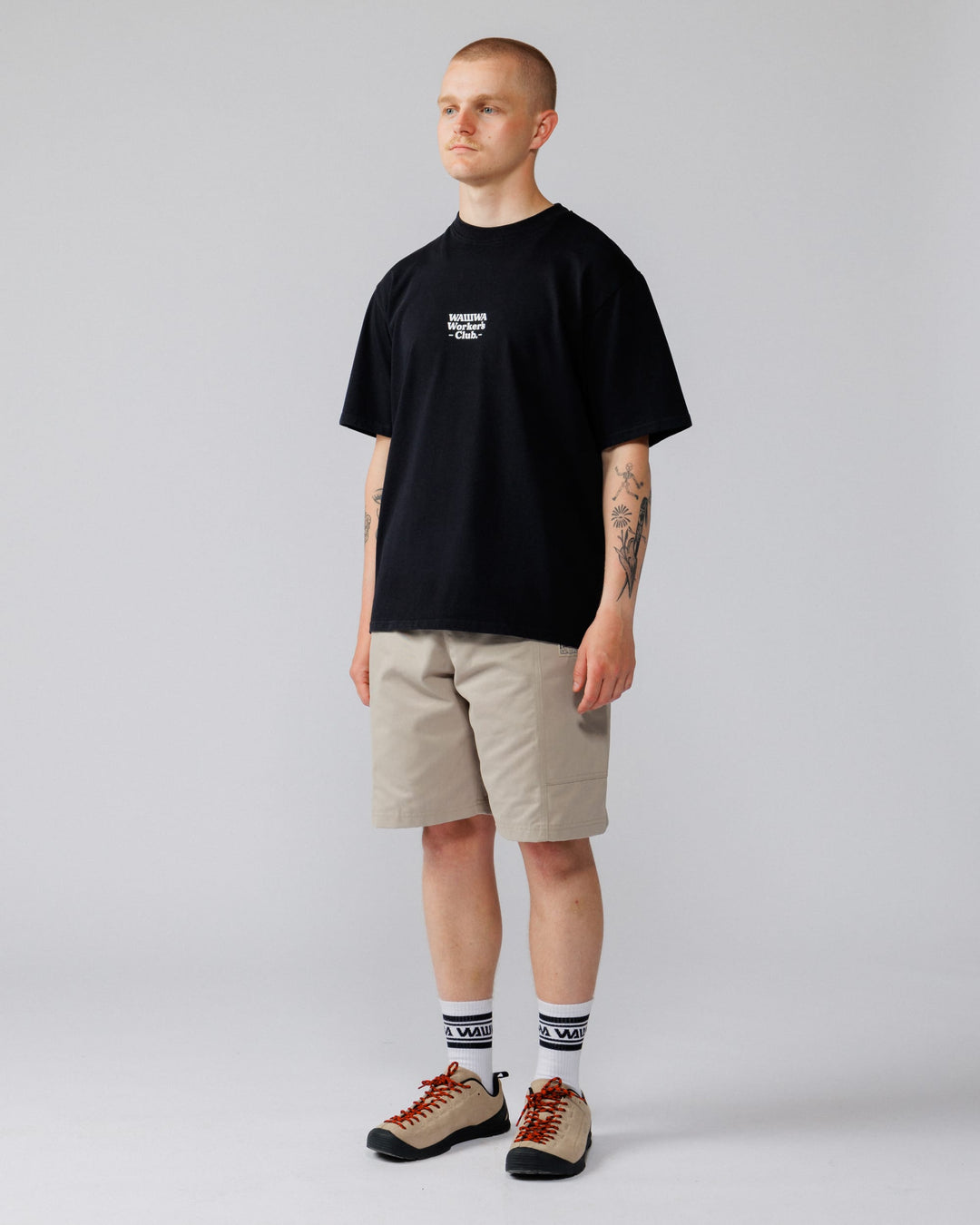 Workers Logo Stride T-Shirt - Black