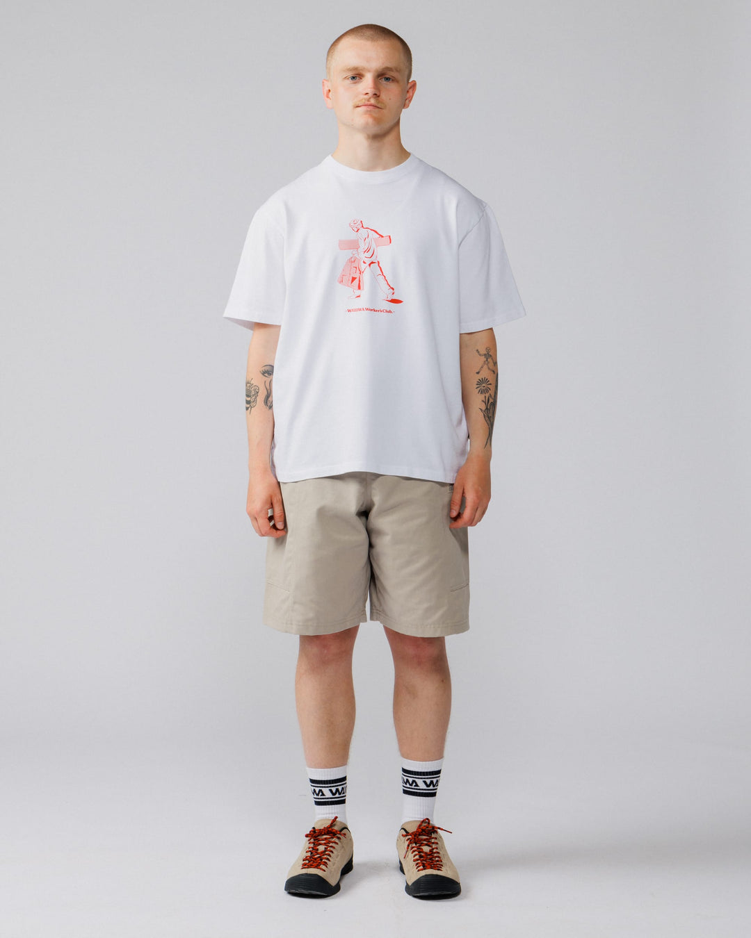 Workers Stride T-Shirt - White