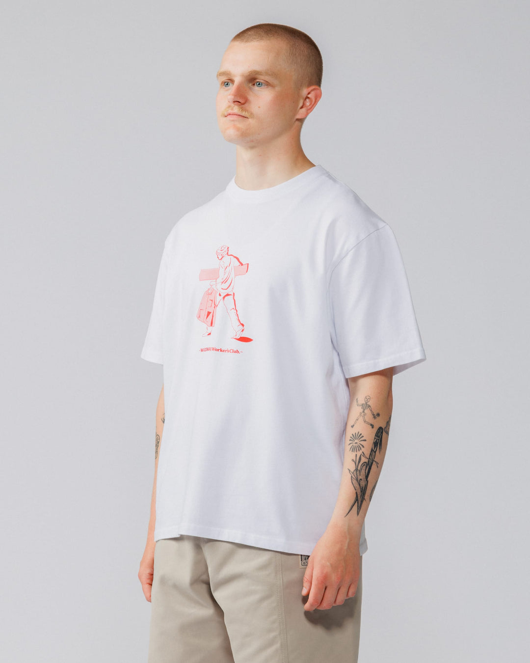 Workers Stride T-Shirt - White