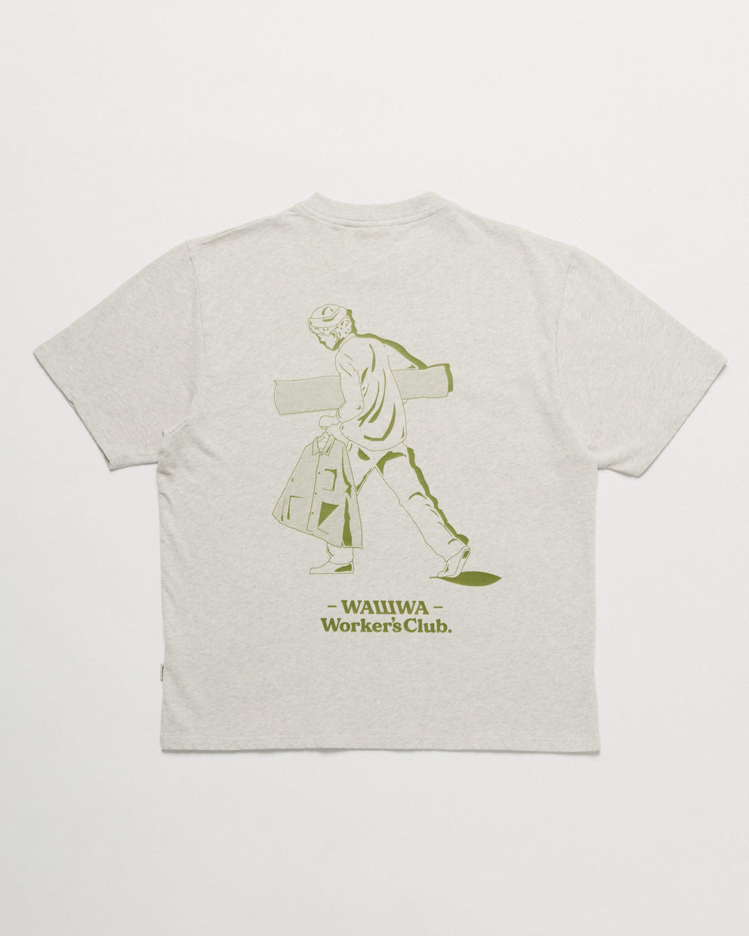 Workers Logo Stride T-Shirt - Marl Grey