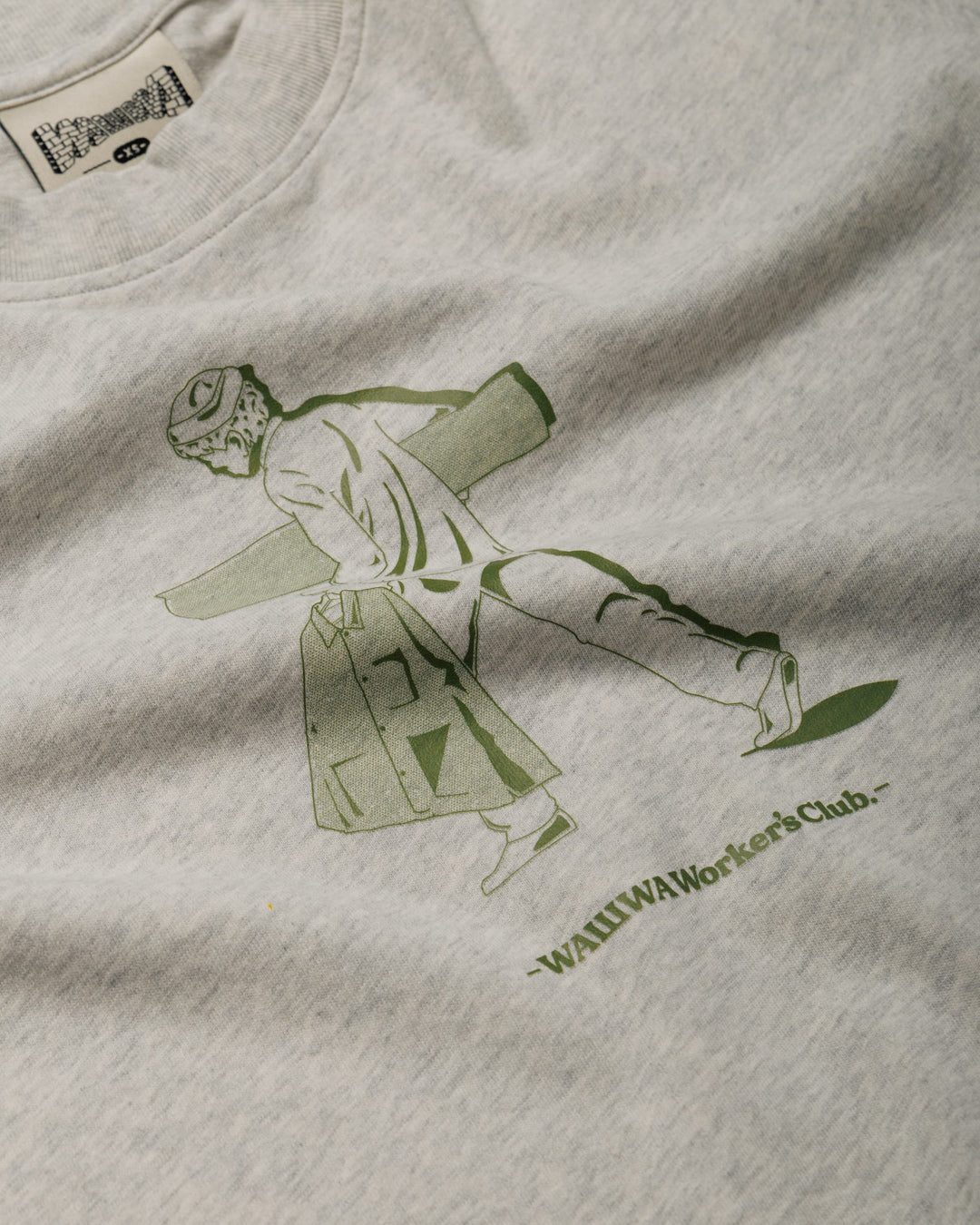 Workers Stride T-Shirt - Marl Grey