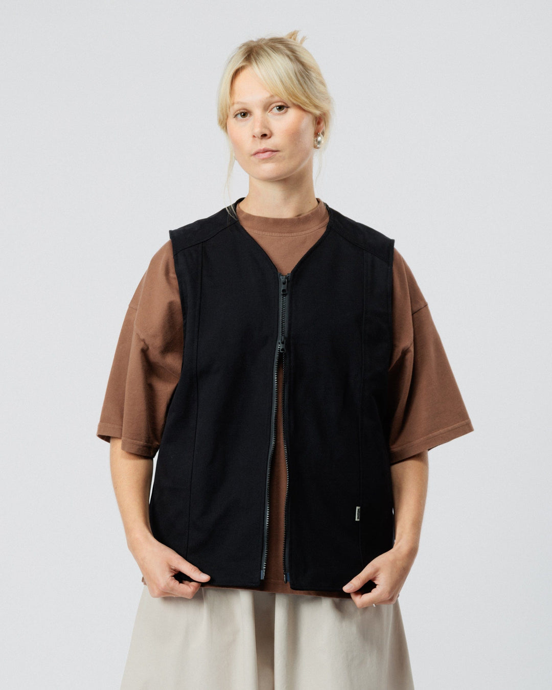 Moleskin Mill Vest - Black