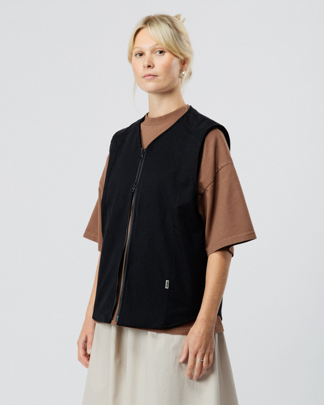 Moleskin Mill Vest - Black